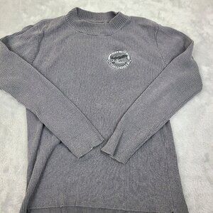 Harley-Davidson Women Sweater  Cotton Long Sleeves Gray‎ Size Medium